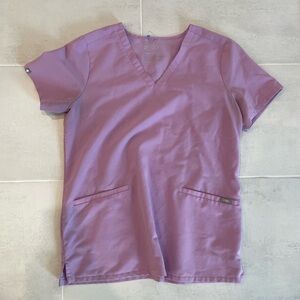 Figs two pocket scrub top